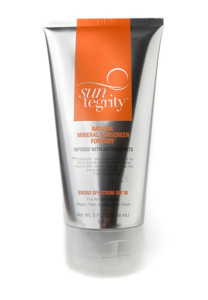 Suntegrity Natural Mineral Sunscreen For Body 5 oz, Broad Spectrum Spf 30